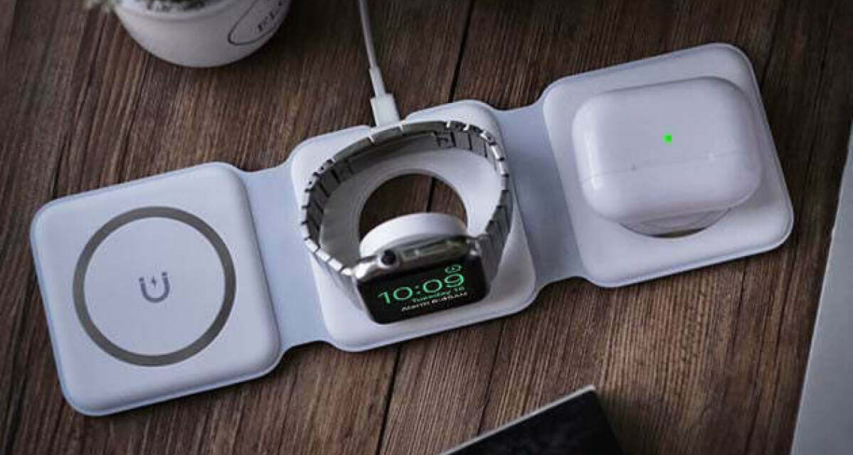 This iOS-compatible wireless charger is $27.99
