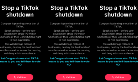 TikTok wants you to call your representatives to avoid a shutdown