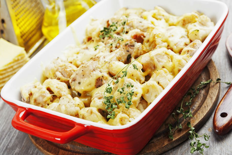 Tavuklu Karnabahar Graten Tarifi