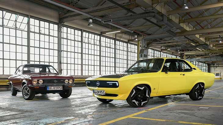 Opel Manta GSe ElektroMOD dikkatleri üzerine çekiyor