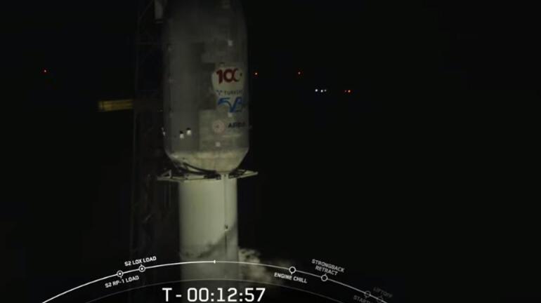 Son dakika: SpaceX canlı yayınladı Türksat 5Bnin uzay yolculuğu başladı