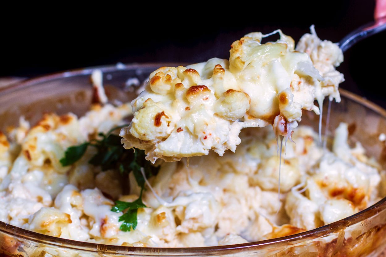 Fırında Kaşarlı Karnabahar Tarifi