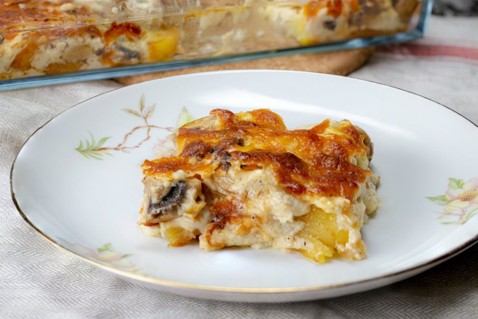Mantarlı Patates Graten Tarifi