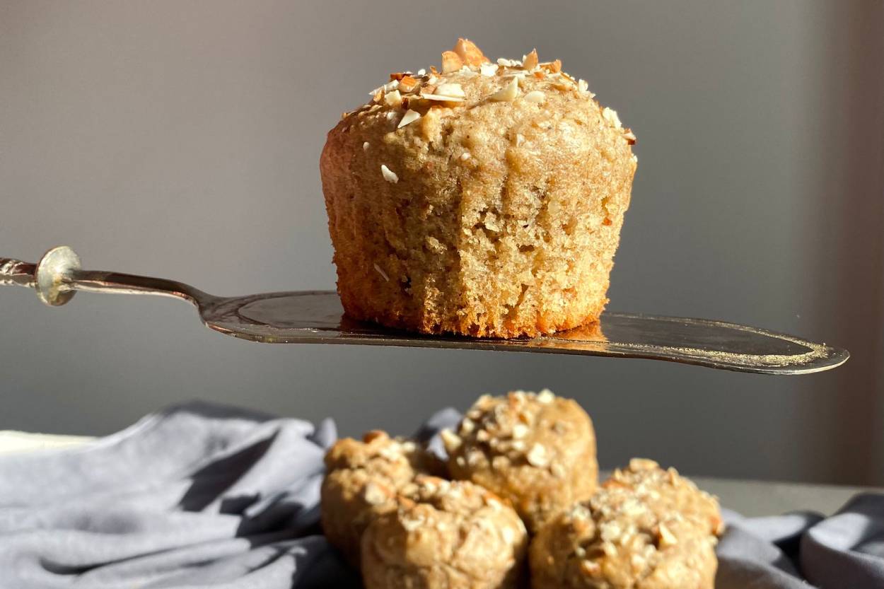 Muzlu Bademli Muffin Tarifi
