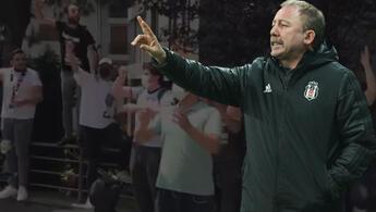 Son dakika Beşiktaş haberi... Sıcak gelime.. Taraftar Sergen Yalçını bırakmıyor Evinin önüne gittiler ve...