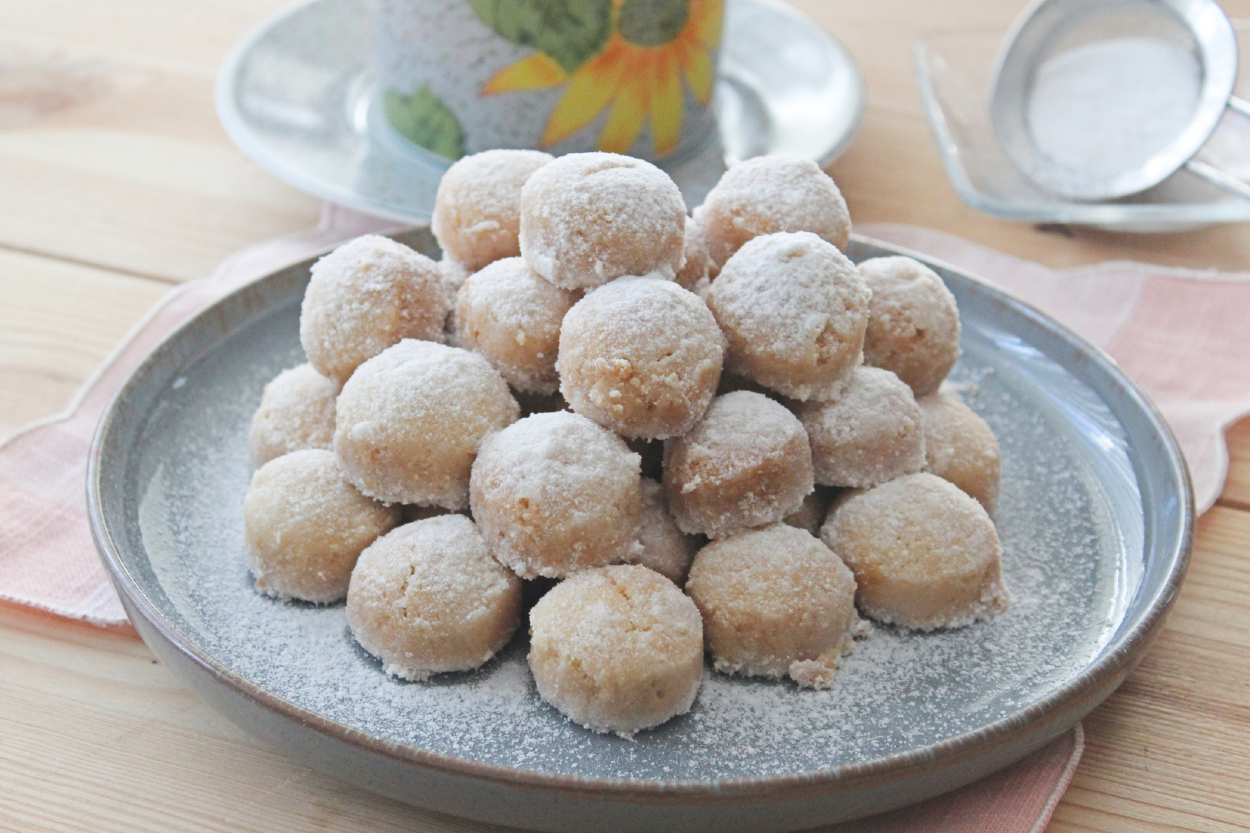 Katı Yağsız Misket Kurabiye Tarifi