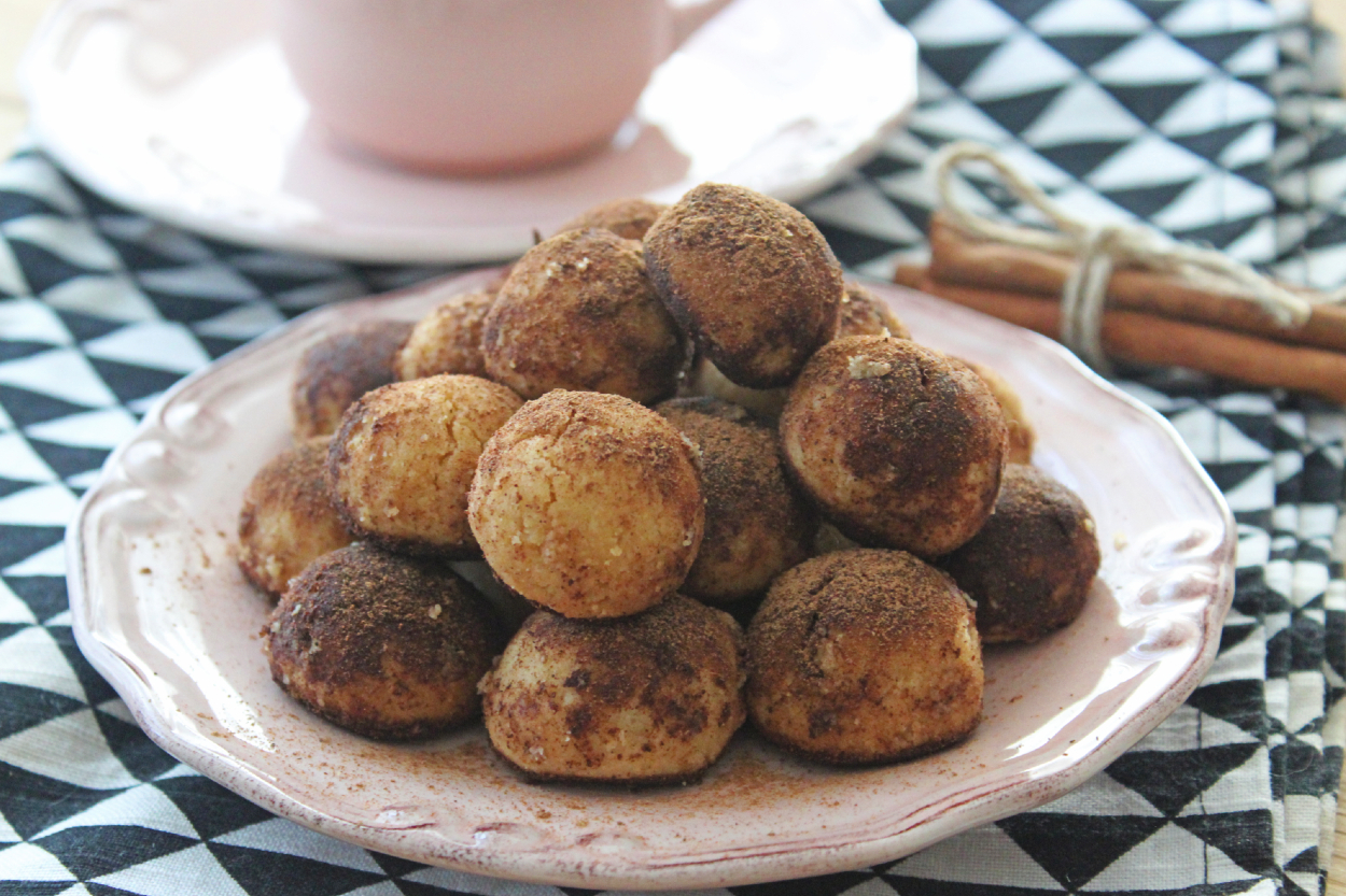 Katı Yağsız Tarçınlı Misket Kurabiye Tarifi