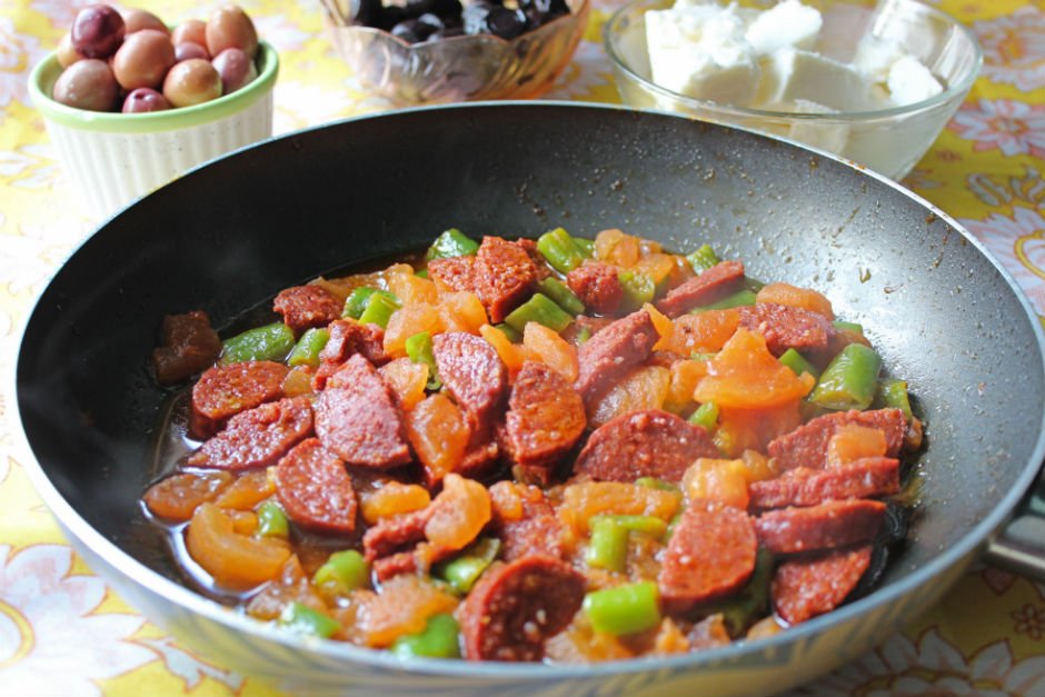 Kahvaltılık Sucuk Sote Tarifi