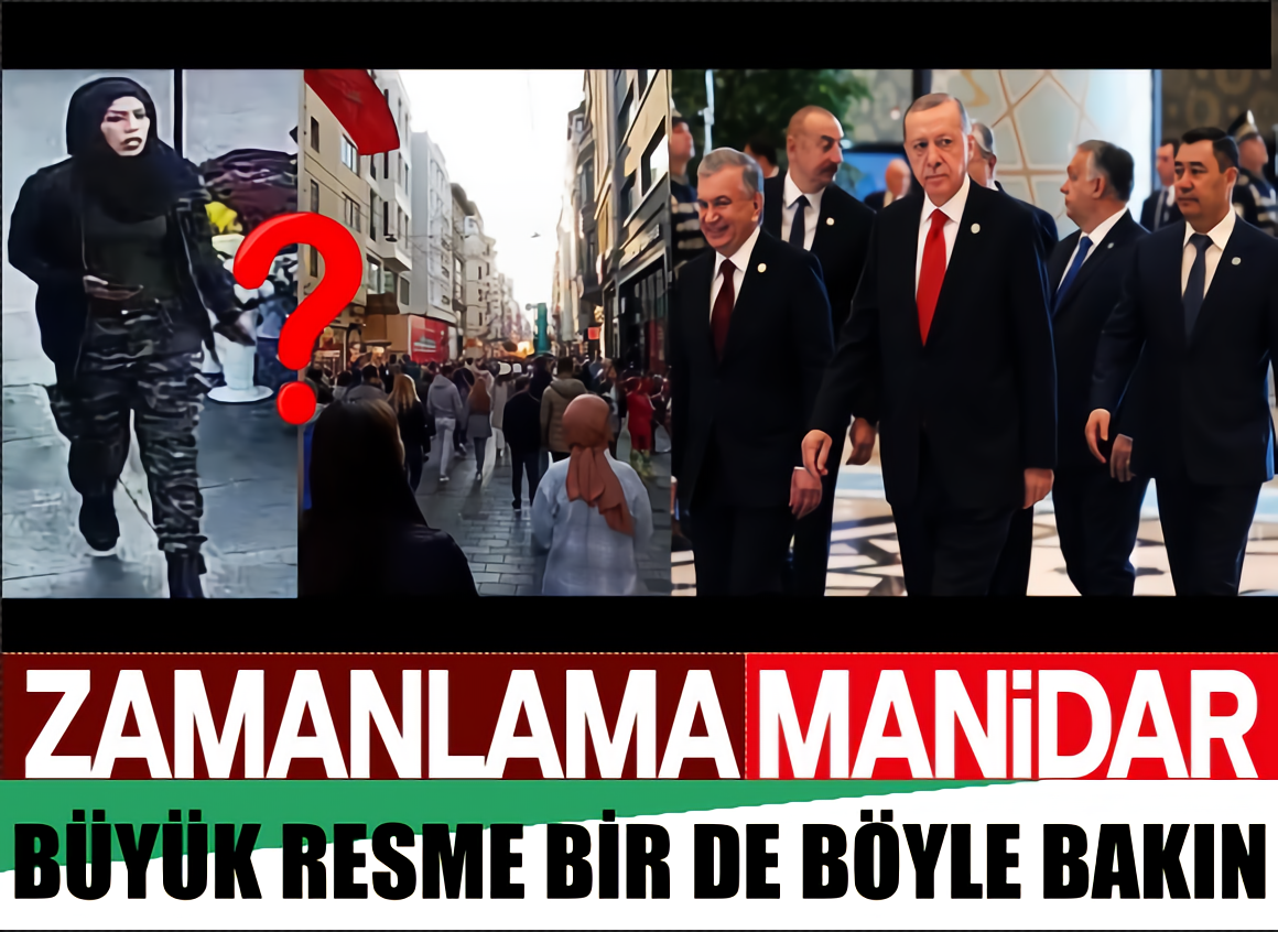 Zamanlama manidar.. Büyük resme bir de böyle bakın