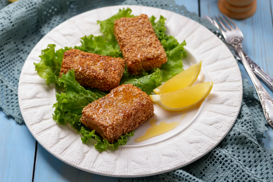 Susamlı Saganaki Tarifi