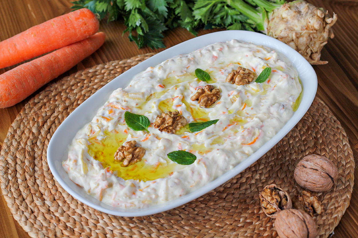 Havuçlu Kerevizli Meze Tarifi