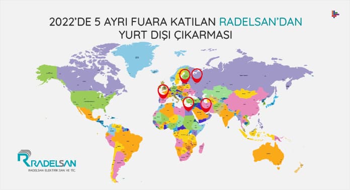 2022’de 5 Ayrı Fuara Katılan Radelsan’dan Yurt Dışı Çıkarması