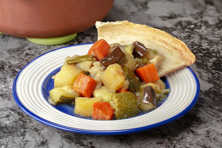 Üstü Kapalı Sebze Güveci Tarifi