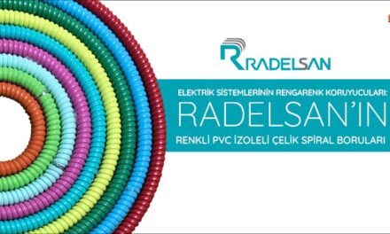 Radelsan’dan Renkli Pvc İzoleli Çelik Spiral Borular