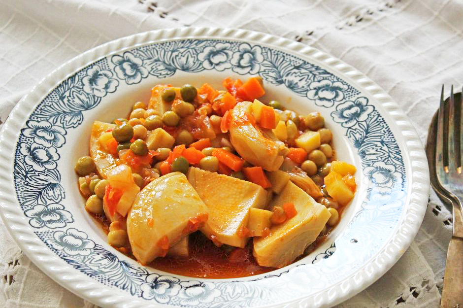 Bezelyeli Enginar Yemeği Tarifi