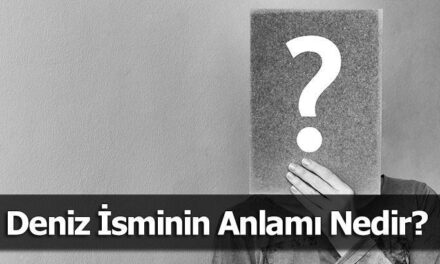 Deniz İsminin Anlamı Nedir? Deniz Ne Demek, Ne Anlama Gelir?