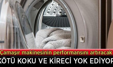 Kötü koku ve kireci anında yok ediyor! Evdeki malzemelerle çamaşır makinenizin performansını 5 kat artıran karışım…