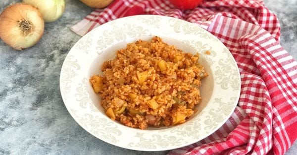 Şimdi Daha Doyurucu: Patatesli Bulgur Pilavı