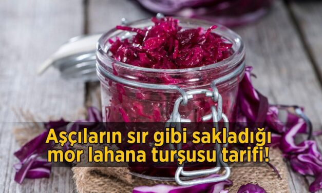 Aşçıların sır gibi sakladığı lokanta usulü mor lahana turşusu tarifi! Püf noktası suyunda saklı