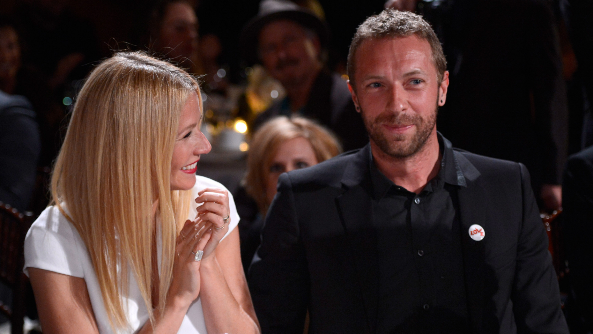 Paltrow and Martin at a 2014 gala.