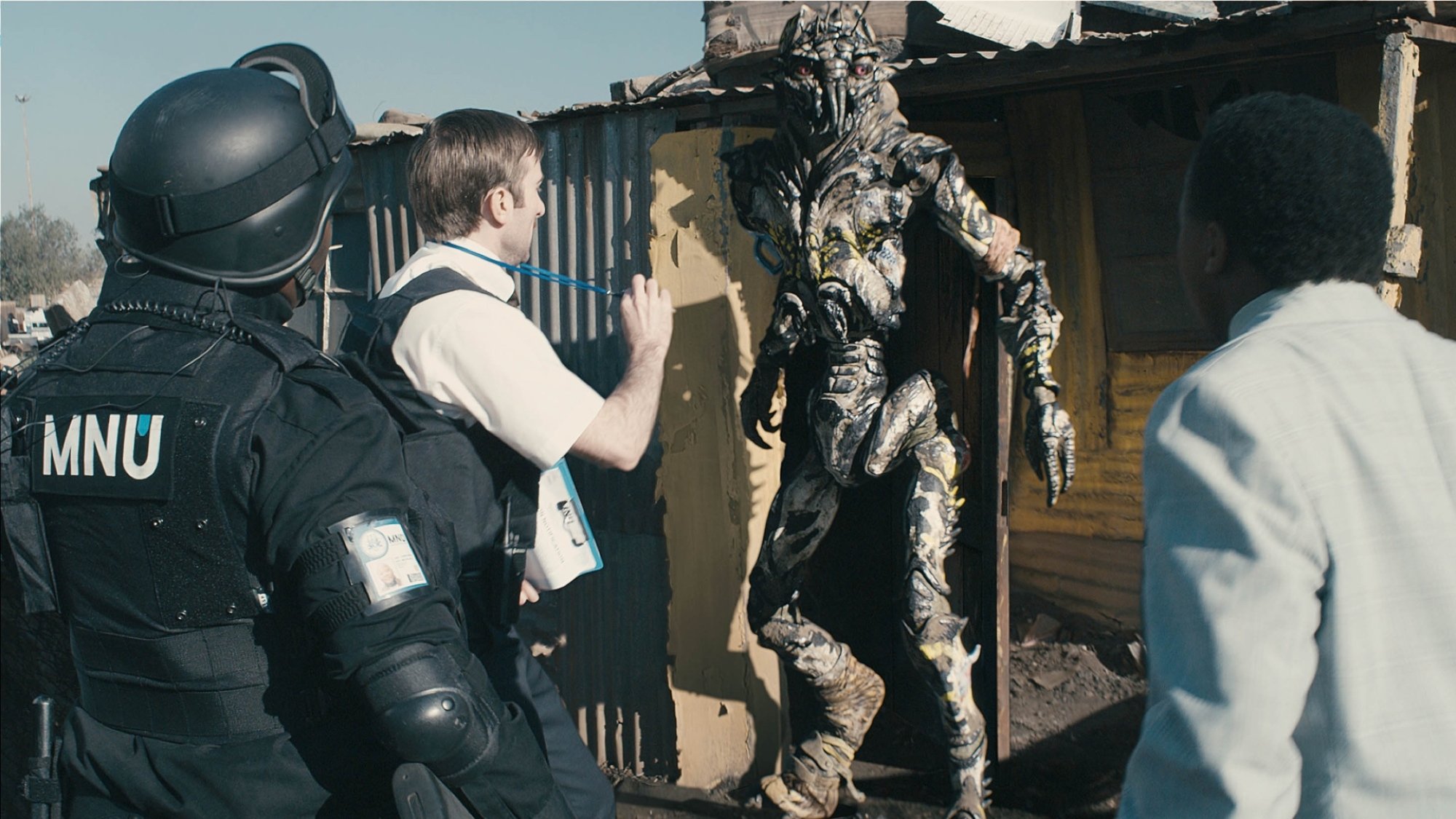 Sharlto Copley in "District 9."