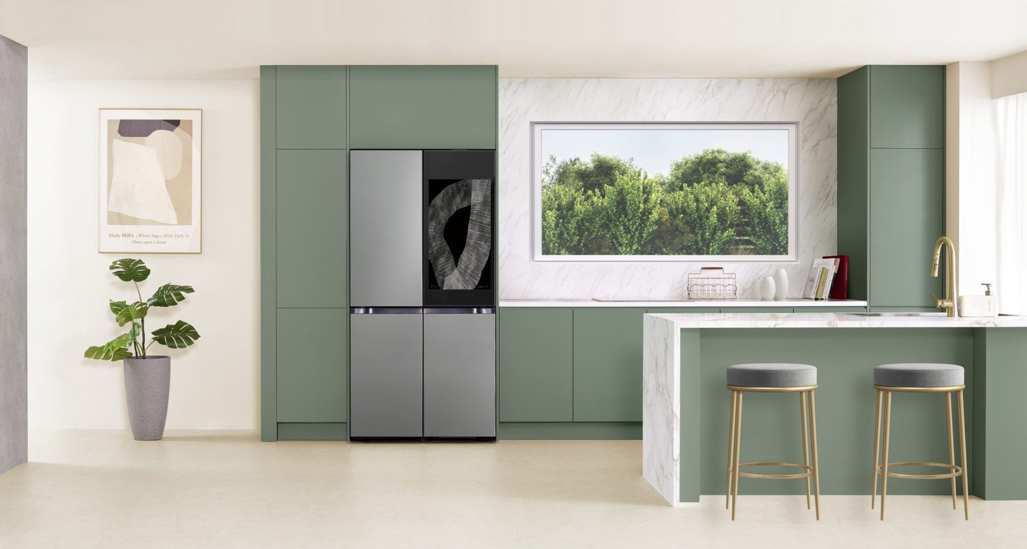 Samsung Bespoke 4-Door Flex Refrigerator with AI Family Hub