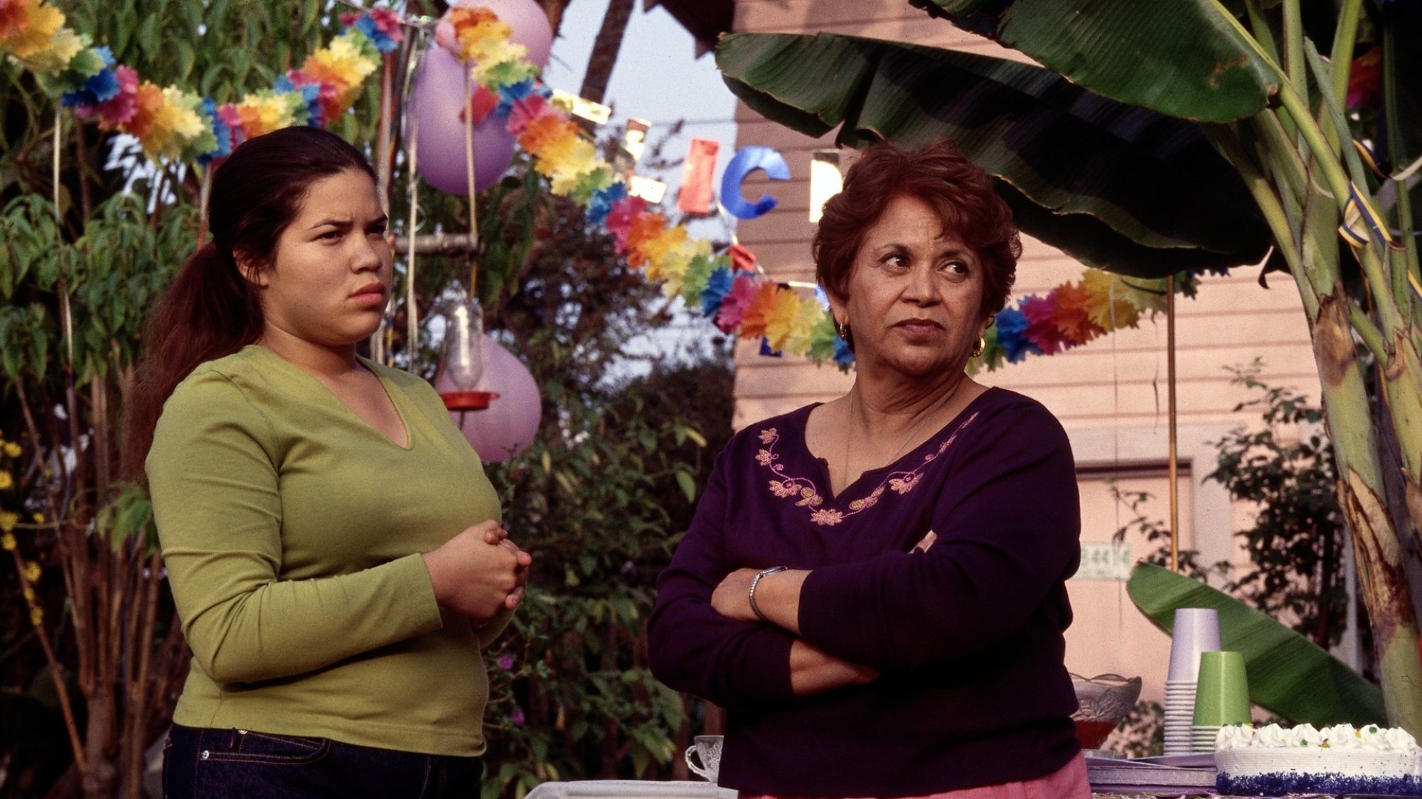 America Ferrera and Lupe Ontiveros in "Real Women Have Curves."