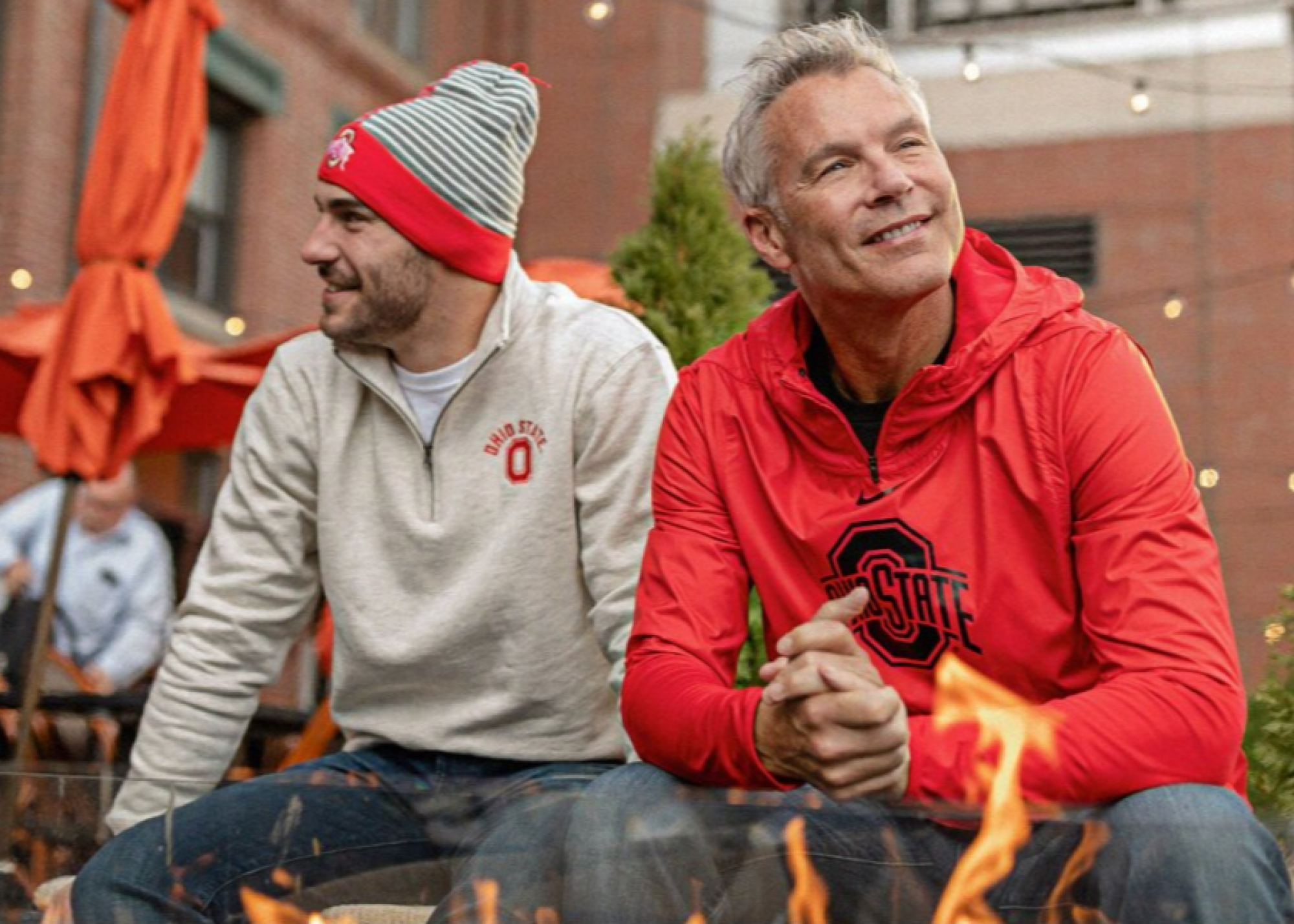 two men wearing athleisure