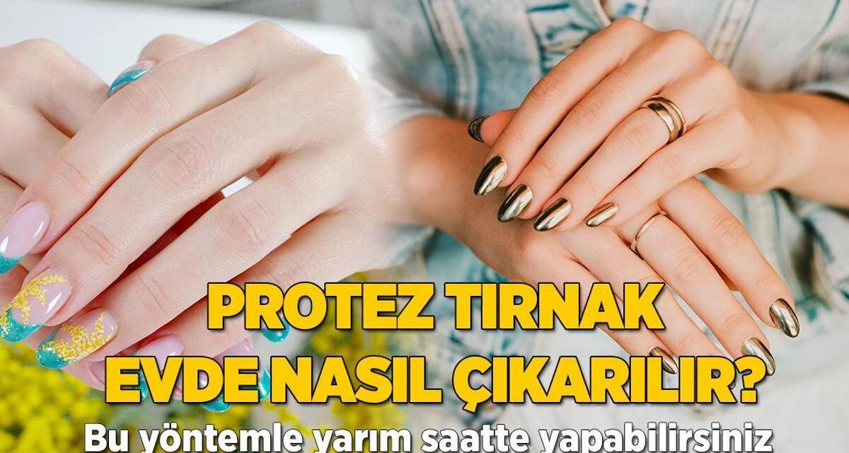 Evde protez tırnakları çıkarmanın en basit yolu! Az malzemeyle güçlendirin