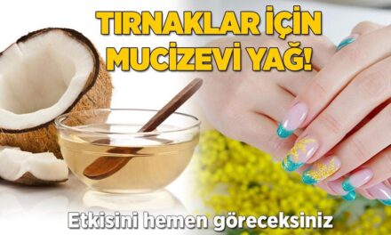 Çatlayan, kırılan, sararan tırnaklar için mucizevi yağ! Önce ısıtın, sonra masaj yapın