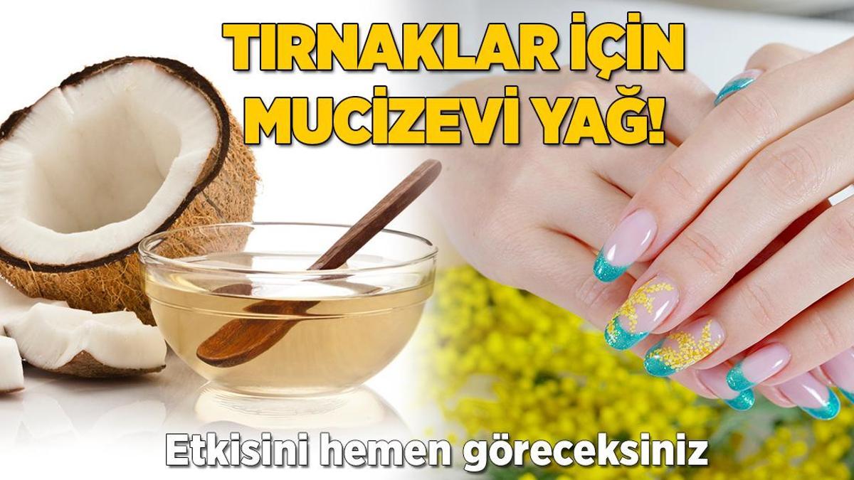 Çatlayan, kırılan, sararan tırnaklar için mucizevi yağ! Önce ısıtın, sonra masaj yapın