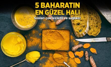 5 baharatın en güzel hali! Sosları çok lezzetli ve sağlıklı