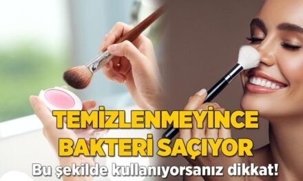 Makyaj fırçalarını örümcek gibi sarıyor, sivilceler bir anda patlıyor! Çaresi bulaşık deterjanı