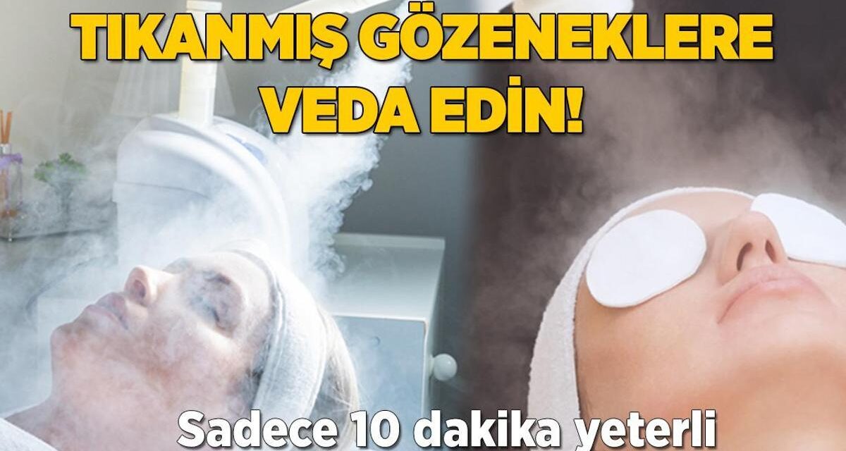 Tıkanmış gözeneklere veda edin! Cildiniz için 10 dakika yeterli