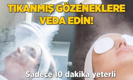 Tıkanmış gözeneklere veda edin! Cildiniz için 10 dakika yeterli