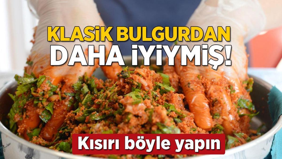 Klasik bulguru unutun, artık daha lezzetlisi var! Herkes kısırı böyle yapmaya başladı