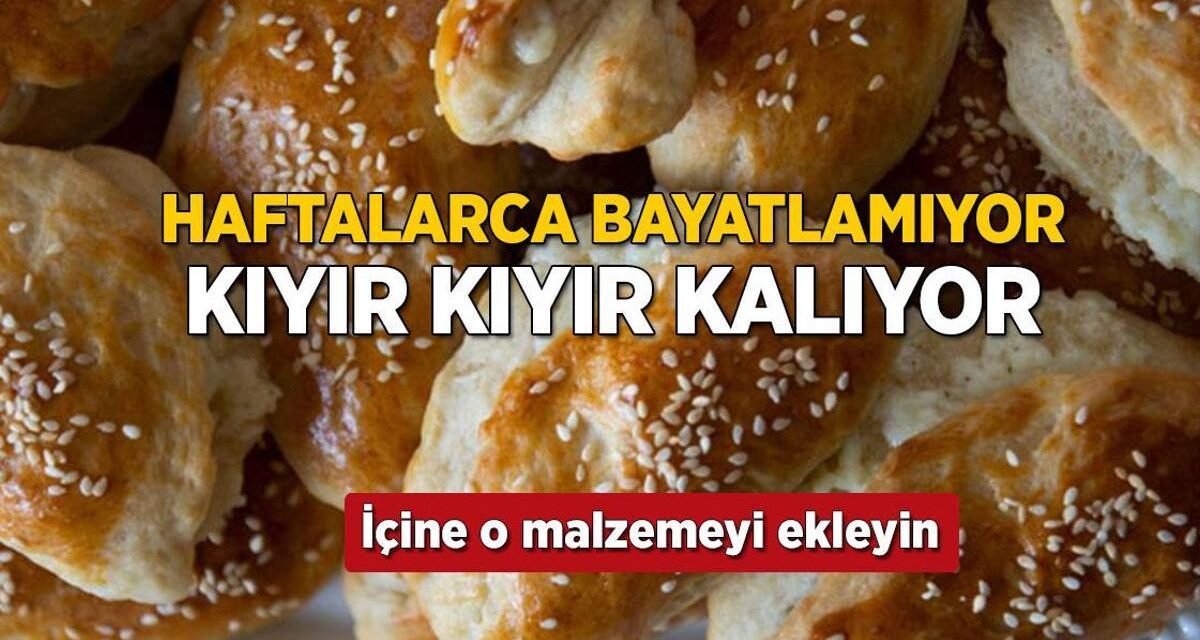 Haftalarca bayatlamayan poğaça yapmışlar! İçindeki bu malzeme tazecik tutuyor