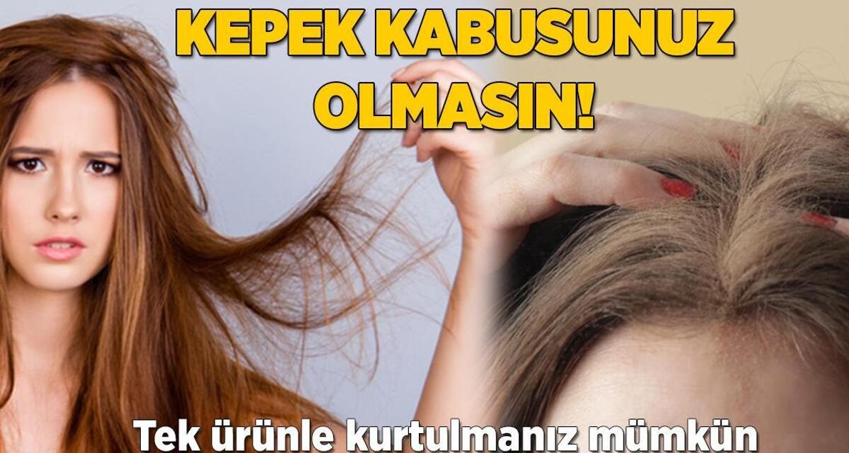 Poğaçanın, kekin vazgeçilmezi bu sefer saç için devrede! Pul pul kepekten eser bırakmıyor