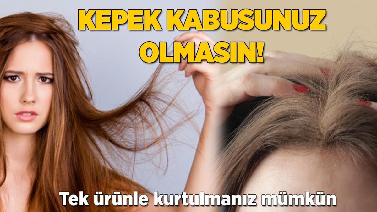 Poğaçanın, kekin vazgeçilmezi bu sefer saç için devrede! Pul pul kepekten eser bırakmıyor