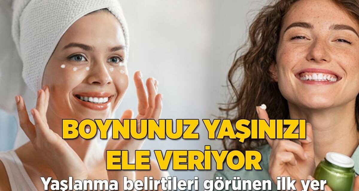 Boynunuz yaşınızı ele veriyor! Yoğurt ve limon ikilisiyle yaşlılık izlerini silin