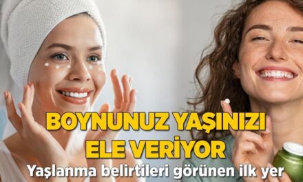 Boynunuz yaşınızı ele veriyor! Yoğurt ve limon ikilisiyle yaşlılık izlerini silin