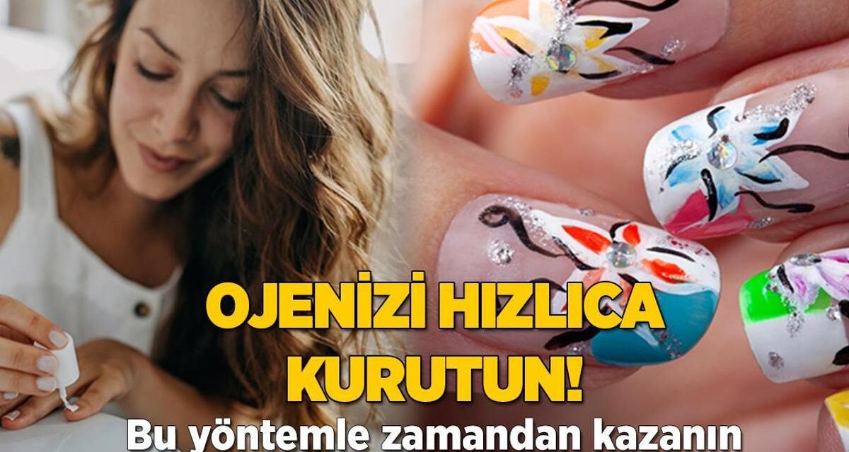 Buzdolabı varsa iş tamam! Zor anlarda ojenizi 10 saniyede kurutmanın yolu