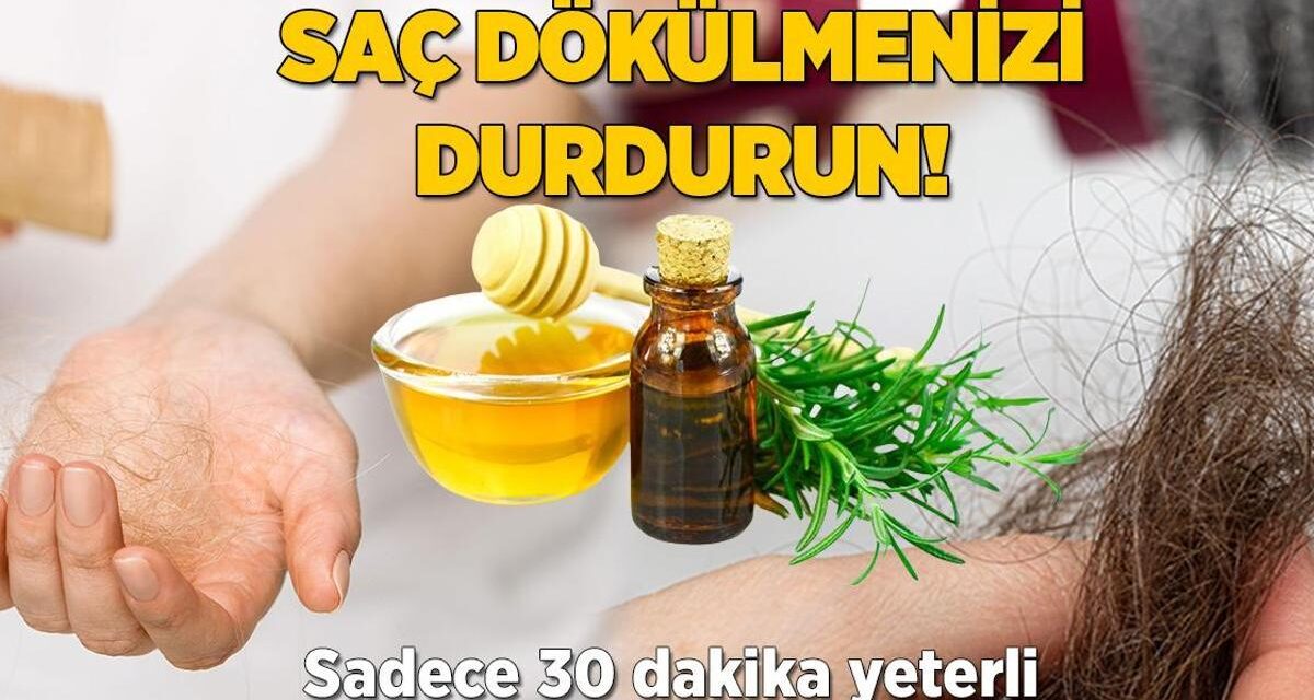 Saç dökülmenizi durdurmak aslında çok kolay! 5 bitkiden gelen mucize