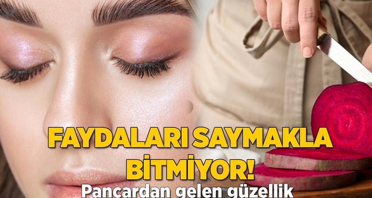 Faydaları saymakla bitmiyor! Güzelliğin sırrı pancarda saklı