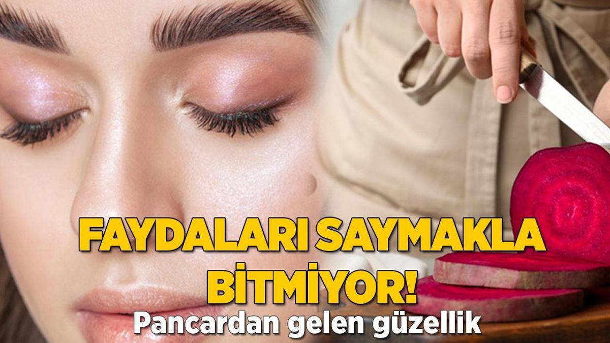 Faydaları saymakla bitmiyor! Güzelliğin sırrı pancarda saklı