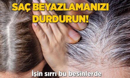 Beyazlayan saçı eski rengine döndürüyor! İşin sırrı bu besinlerde saklı