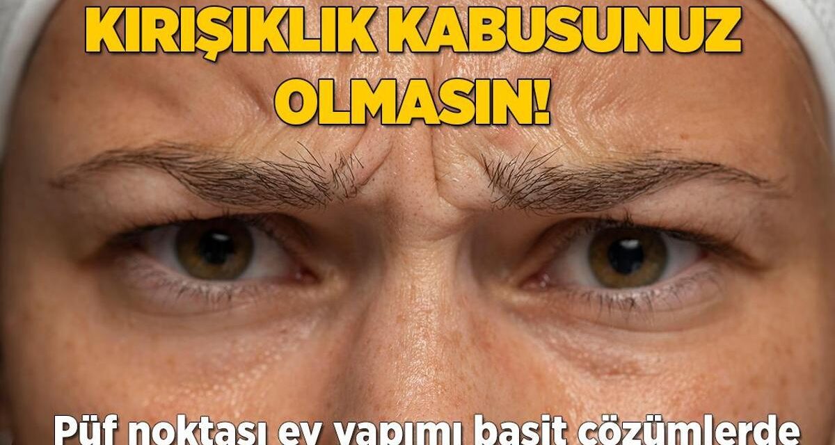 Alın kırışıklıklarına bu malzemeyi kullanın! Yaşlanmayı önlüyor