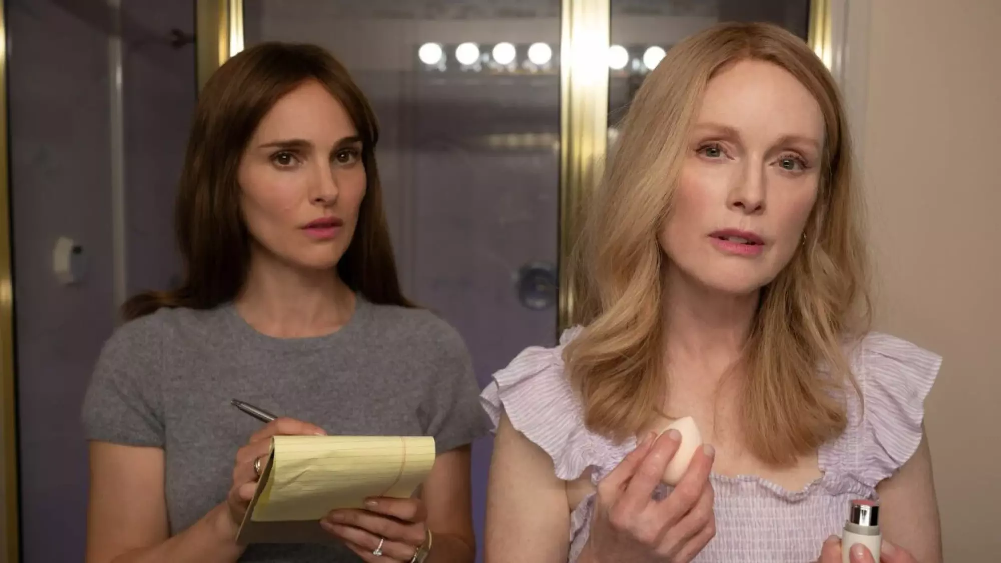 Natalie Portman and Julianne Moore thrill and chill in "May December."