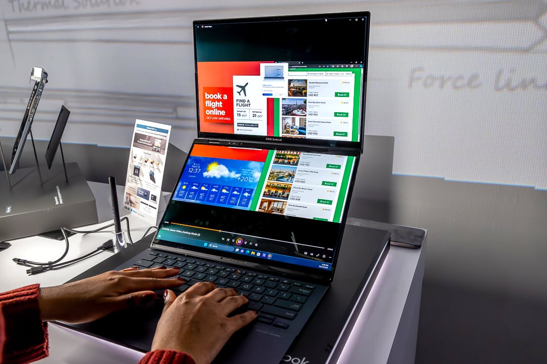 CES 2024: ASUS’tan çift ekranlı laptop Zenbook Duo