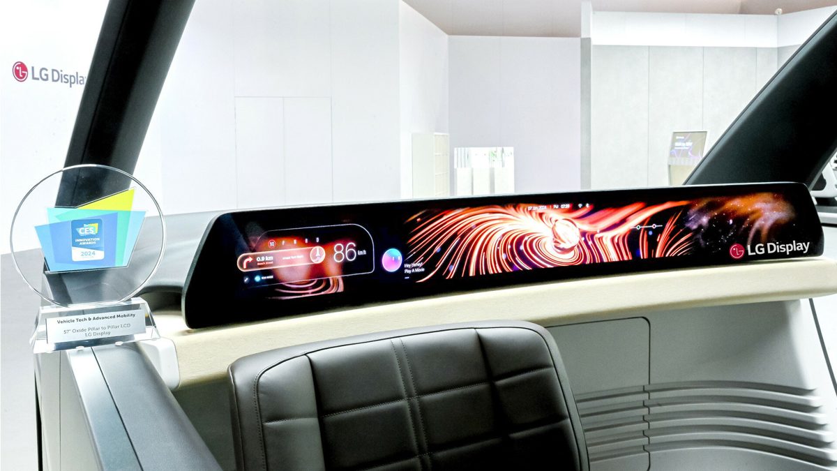 CES 2024: LG araçlara 57 inç’lik dev ekran koyma peşinde